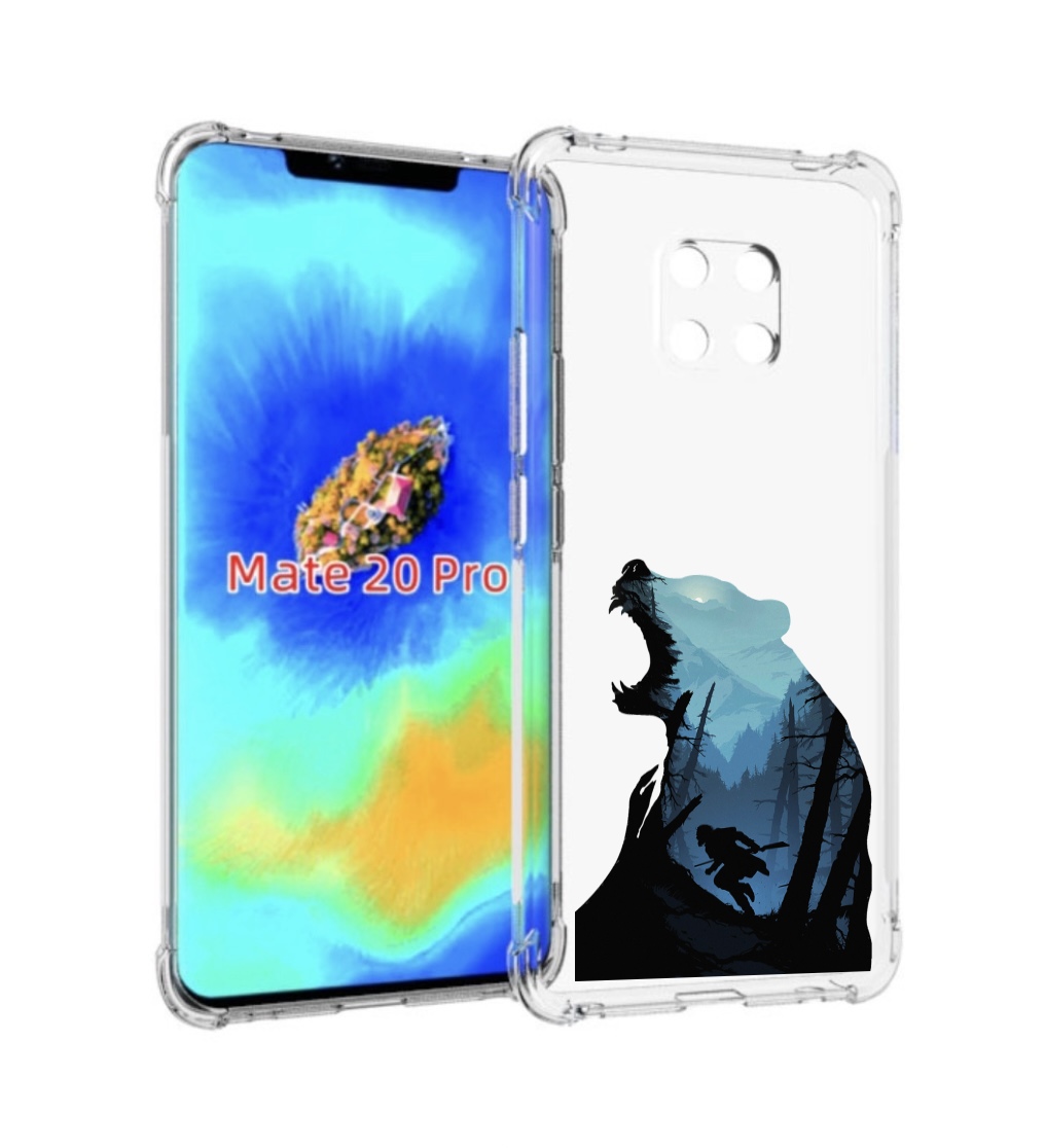 

Чехол MyPads Ночной-медведь для Huawei Mate 20 Pro/Mate 20 RS 6.39, Прозрачный, Tocco