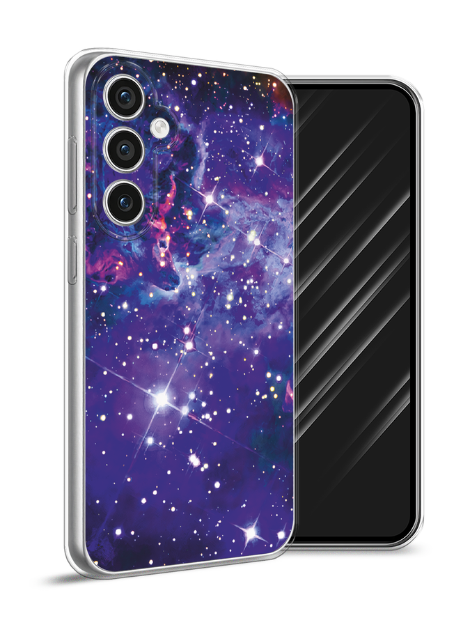 

Чехол Awog на Samsung Galaxy S23 FE 5G "Яркая галактика", Фиолетовый, 2108450-1