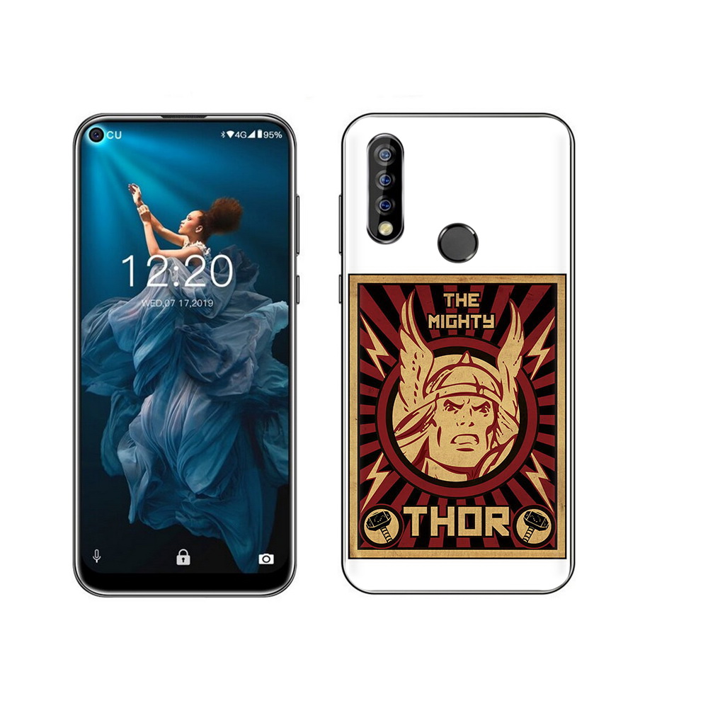 

Чехол MyPads Tocco для Oukitel C17 Pro тор лицо, Прозрачный, Tocco