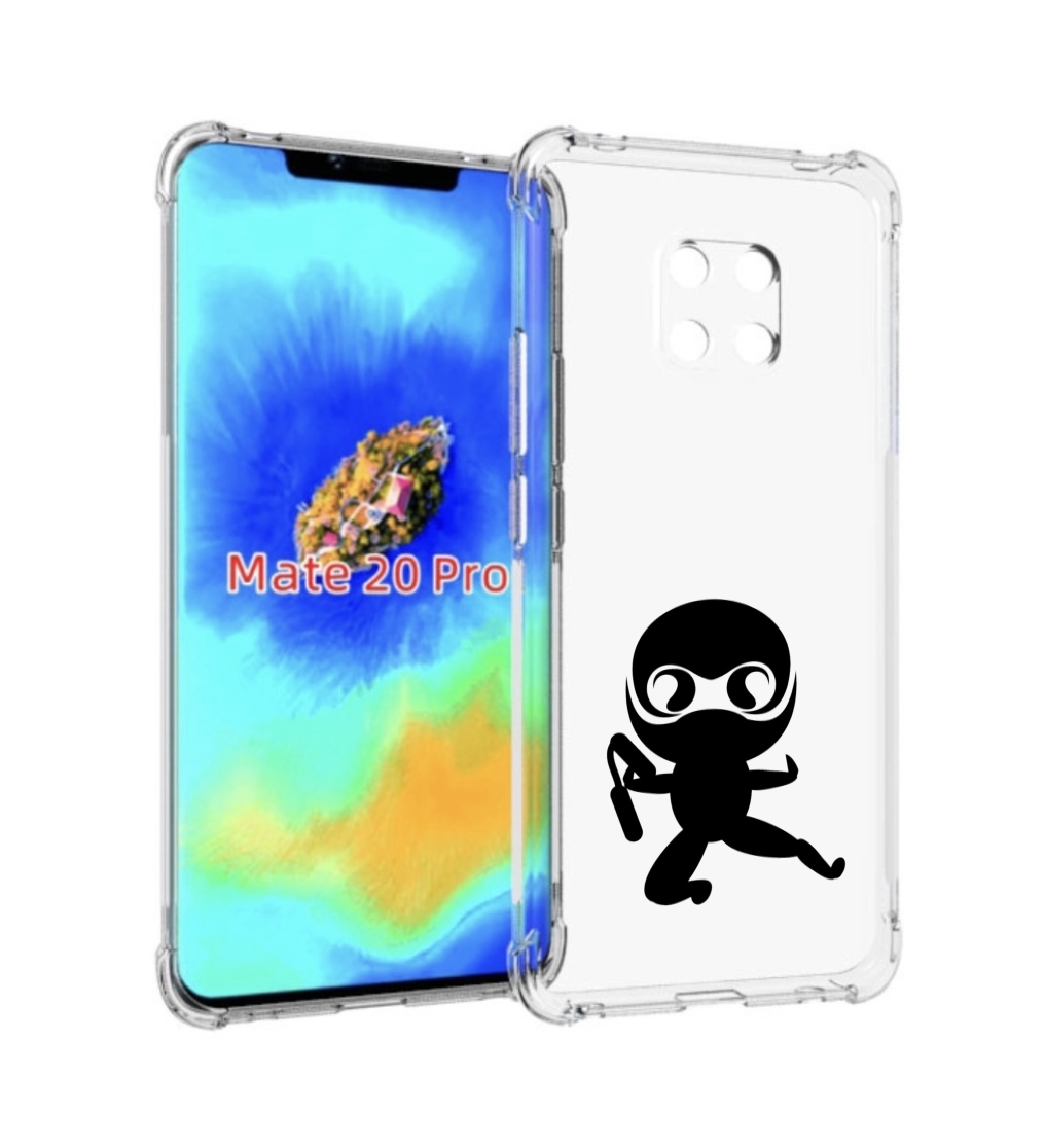 

Чехол MyPads Ниндзя для Huawei Mate 20 Pro/Mate 20 RS 6.39, Прозрачный, Tocco