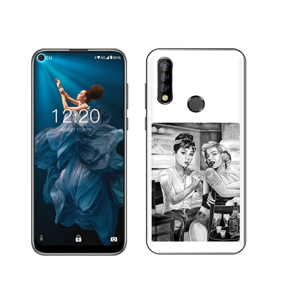 

Чехол MyPads Tocco для Oukitel C17 Pro тату мастер, Прозрачный, Tocco