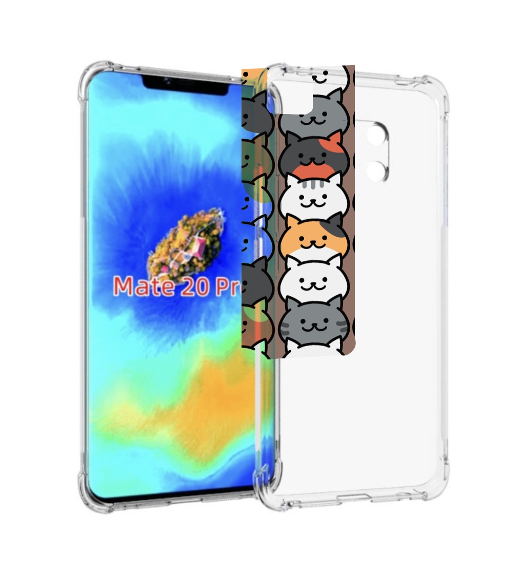 

Чехол MyPads Найди-кота для Huawei Mate 20 Pro/Mate 20 RS 6.39, Прозрачный, Tocco