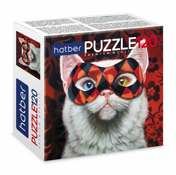 

Пазл Hatber Premium 120 эл. А5ф 150х150мм Узнай себя! (Lucia Heffernan) 077690