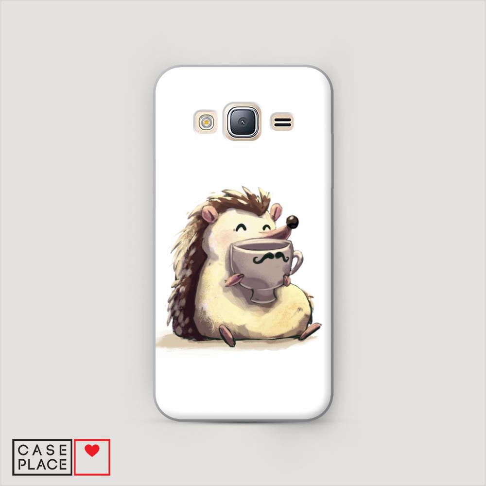 

Чехол Awog "Еж кофеман" для Samsung Galaxy J5