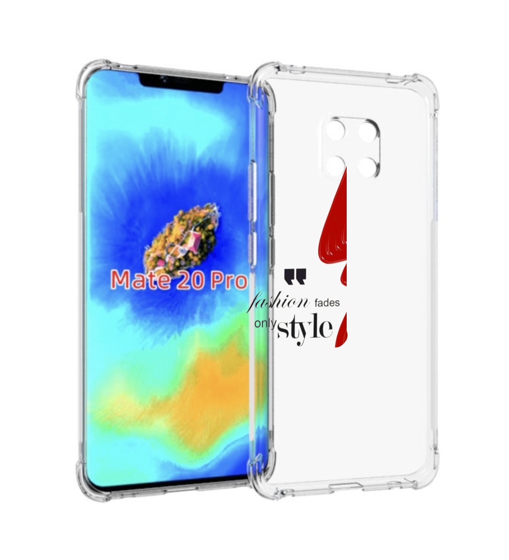 

Чехол MyPads Модная-девушка женский для Huawei Mate 20 Pro/Mate 20 RS 6.39, Прозрачный, Tocco