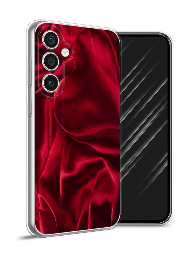 

Чехол Awog на Samsung Galaxy S23 FE 5G "Текстура красный шелк", 2108450-1