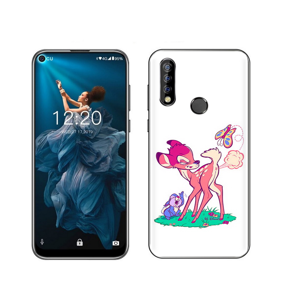 

Чехол MyPads Tocco для Oukitel C17 Pro смешной олененок, Прозрачный, Tocco
