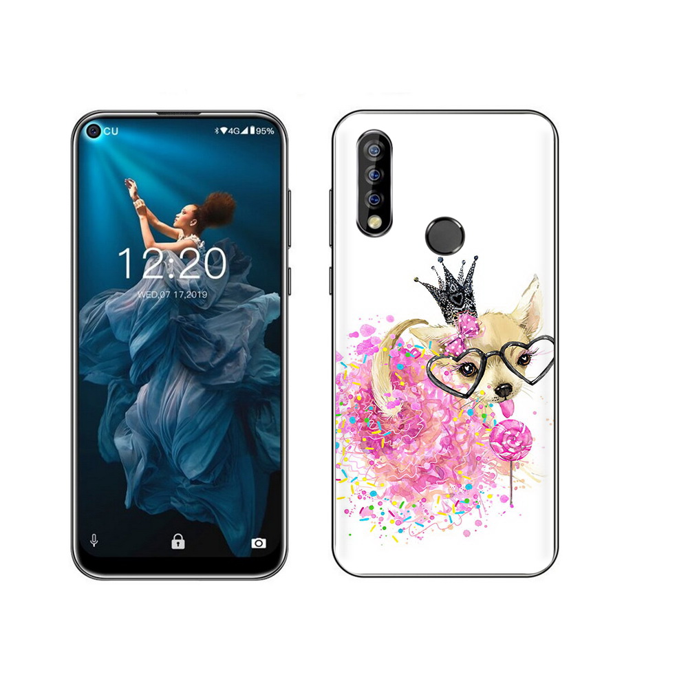 

Чехол MyPads Tocco для Oukitel C17 Pro сладкая принцесса, Прозрачный, Tocco