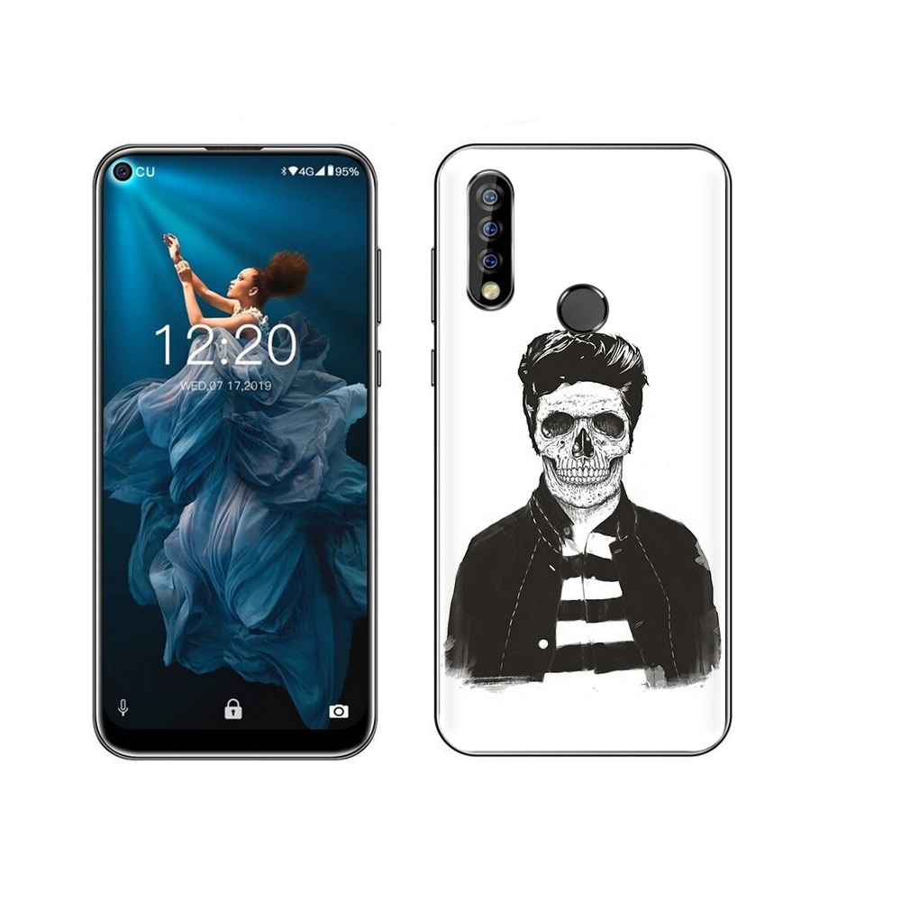 

Чехол MyPads Tocco для Oukitel C17 Pro скелет, Прозрачный, Tocco