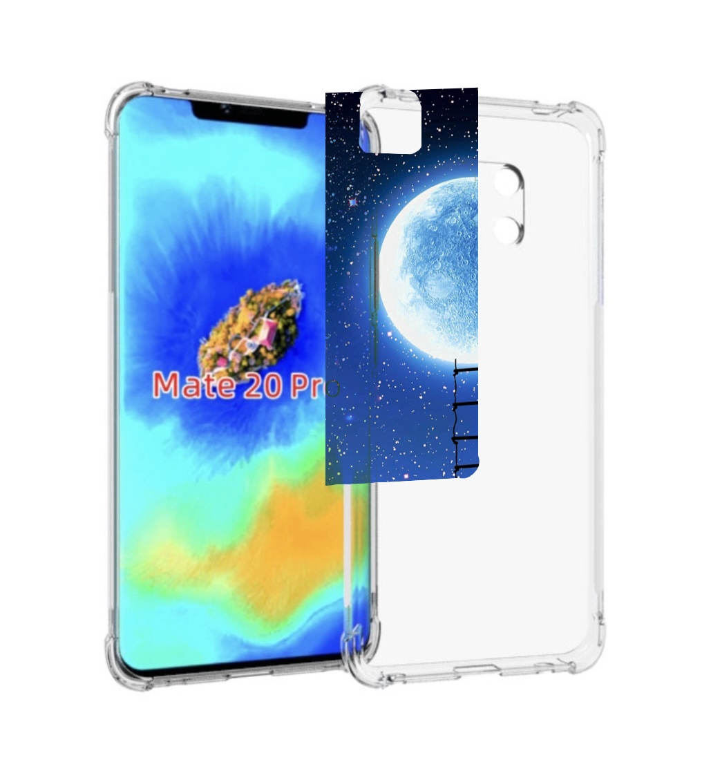 

Чехол MyPads Машина-на-лун для Huawei Mate 20 Pro/Mate 20 RS 6.39, Прозрачный, Tocco