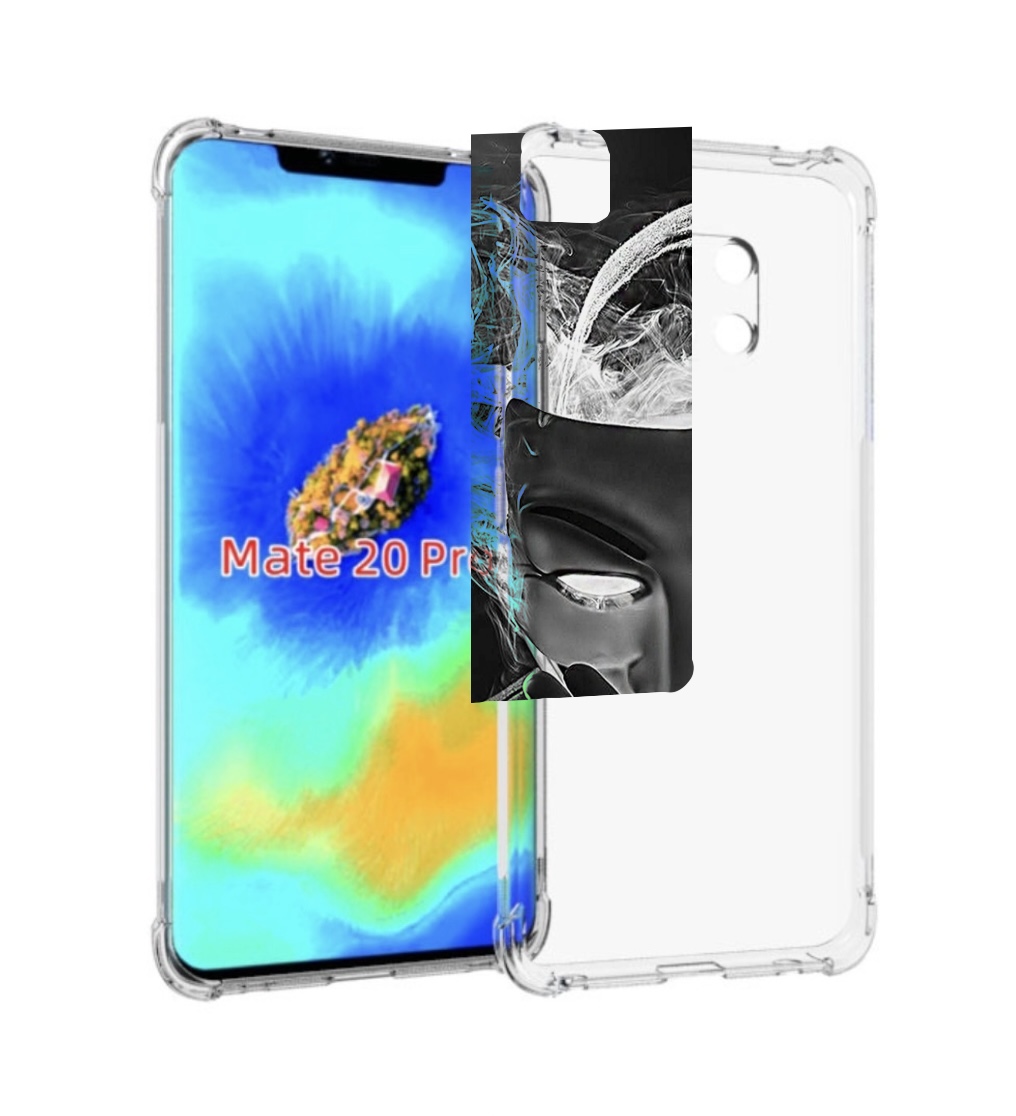 

Чехол MyPads Маска для Huawei Mate 20 Pro/Mate 20 RS 6.39, Прозрачный, Tocco