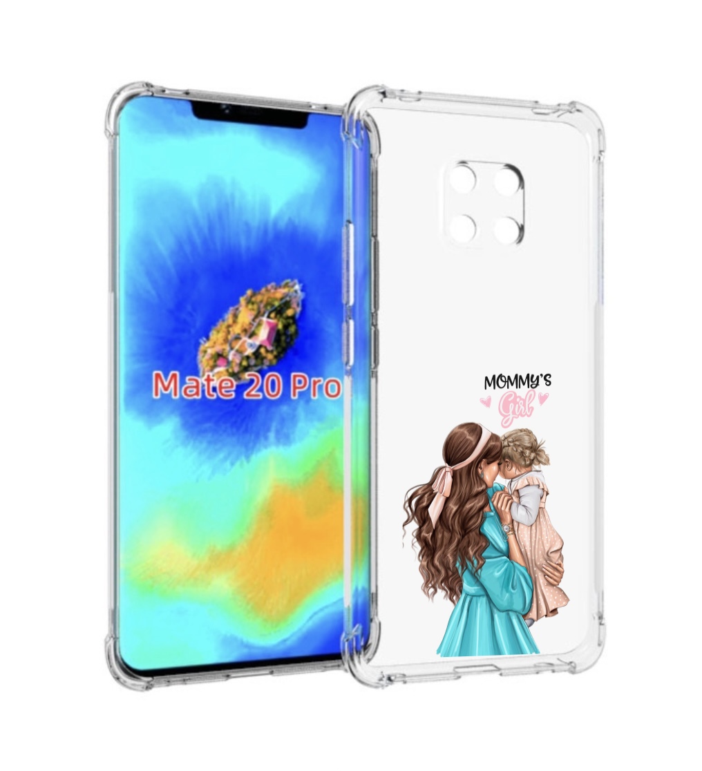 Чехол MyPads Мама-девочки женский для Huawei Mate 20 Pro/Mate 20 RS 6.39