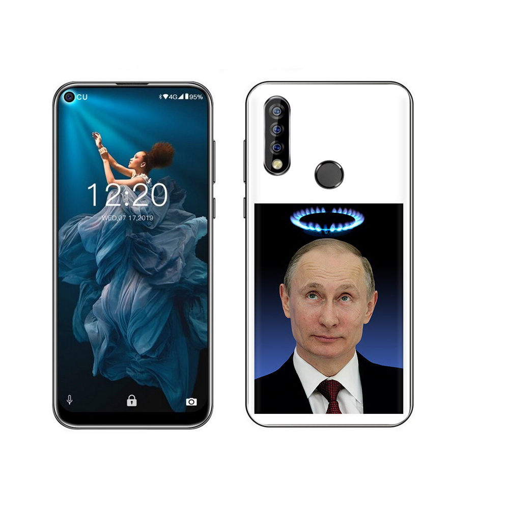 

Чехол MyPads Tocco для Oukitel C17 Pro святой газ, Прозрачный, Tocco