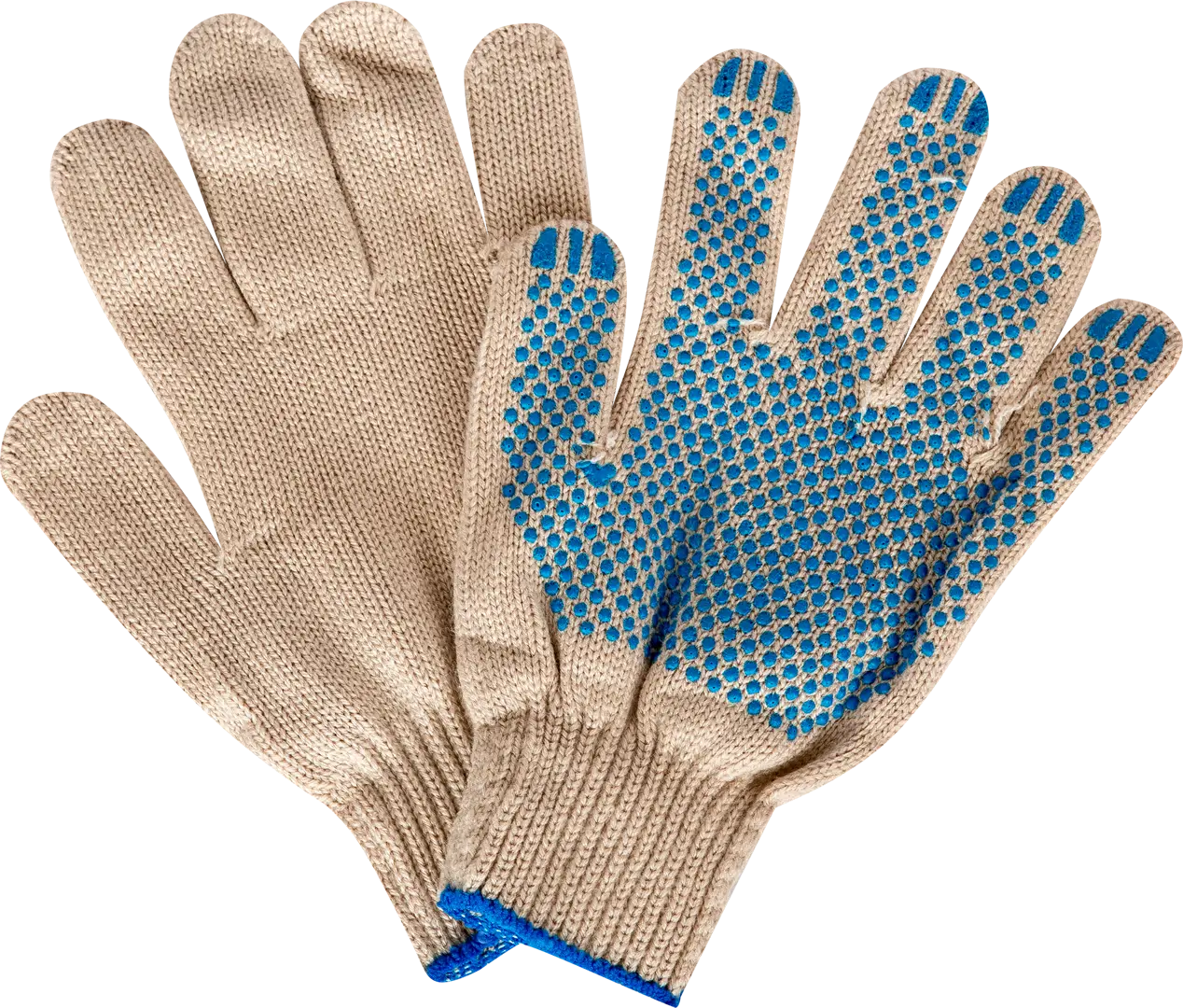 Перчатки хлопчатобумажные с ПВХ размер 10/XL утепленные перчатки зимние мужские minaku однотонные цв р р 8 25 см