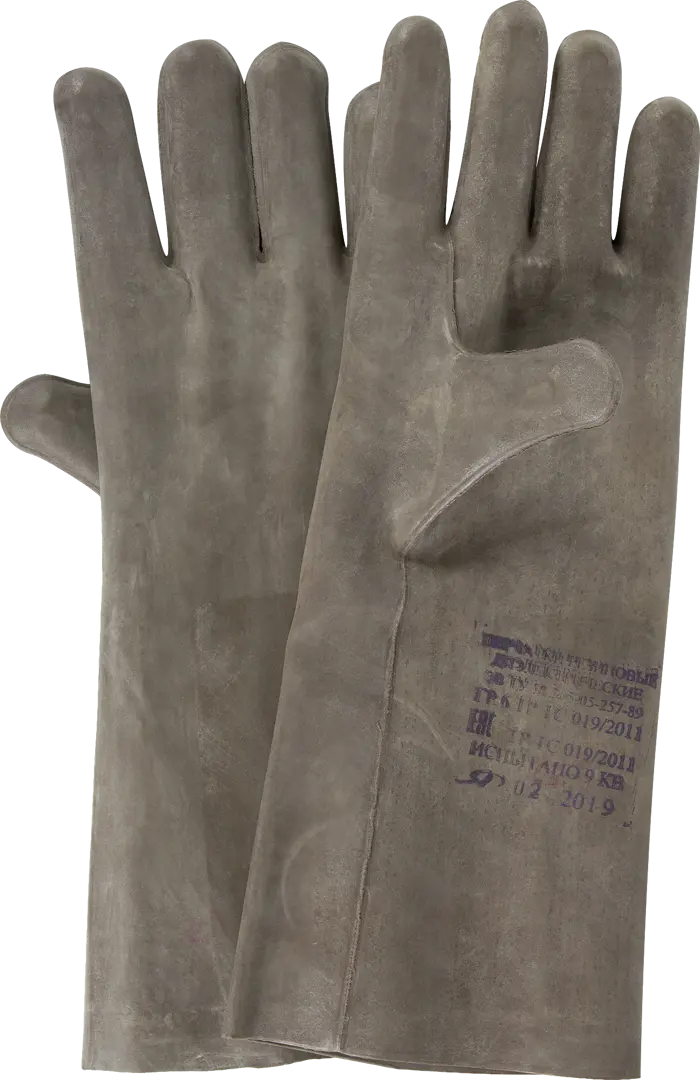 Перчатки диэлектрические до 1000В размер 10/XL бесшовные диэлектрические перчатки гк спецобъединение
