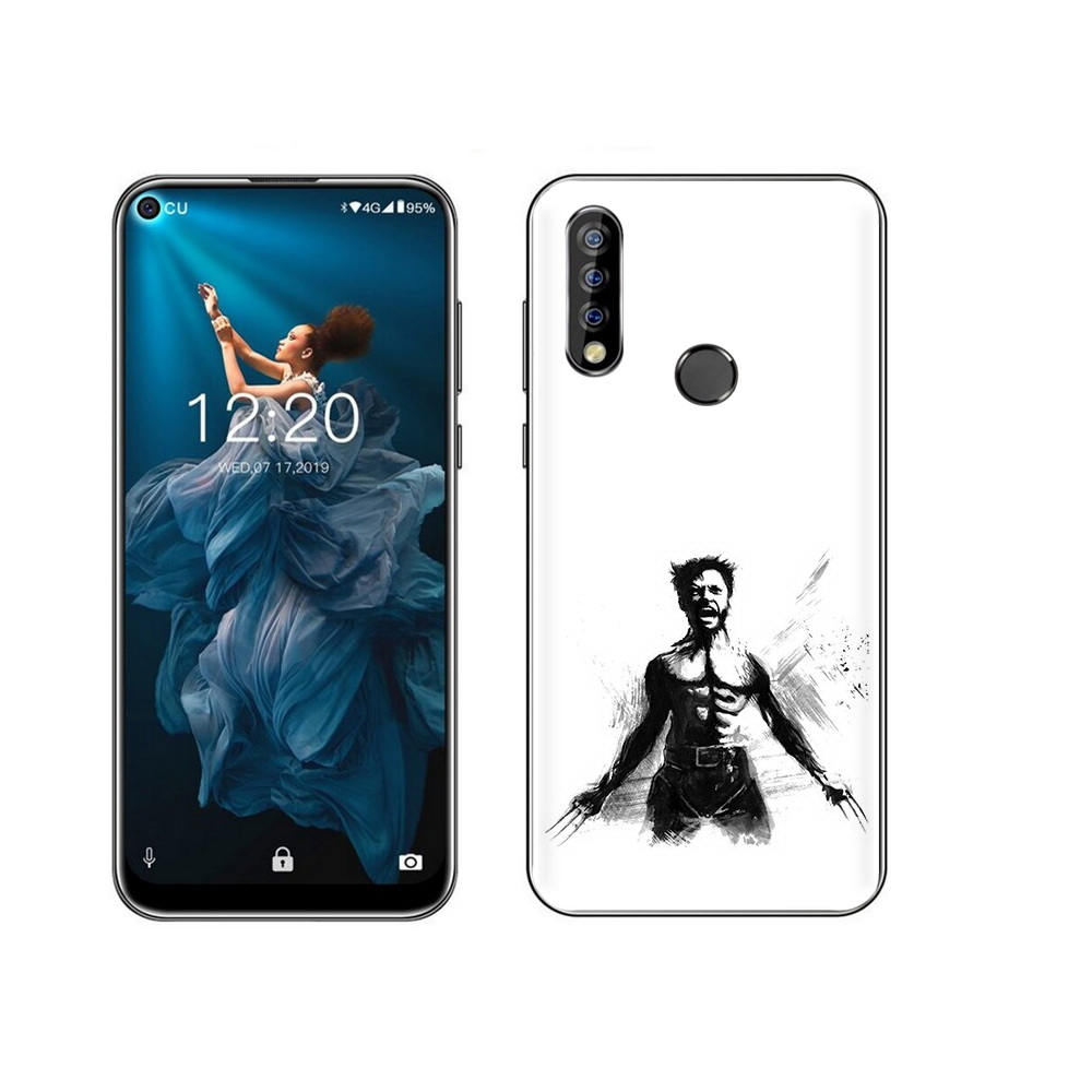 

Чехол MyPads Tocco для Oukitel C17 Pro росомаха, Прозрачный, Tocco