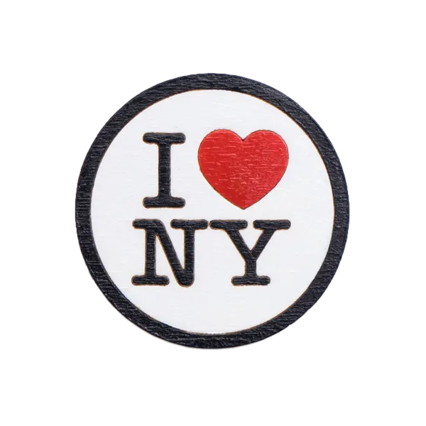 

Значок ZNAKI I love NY