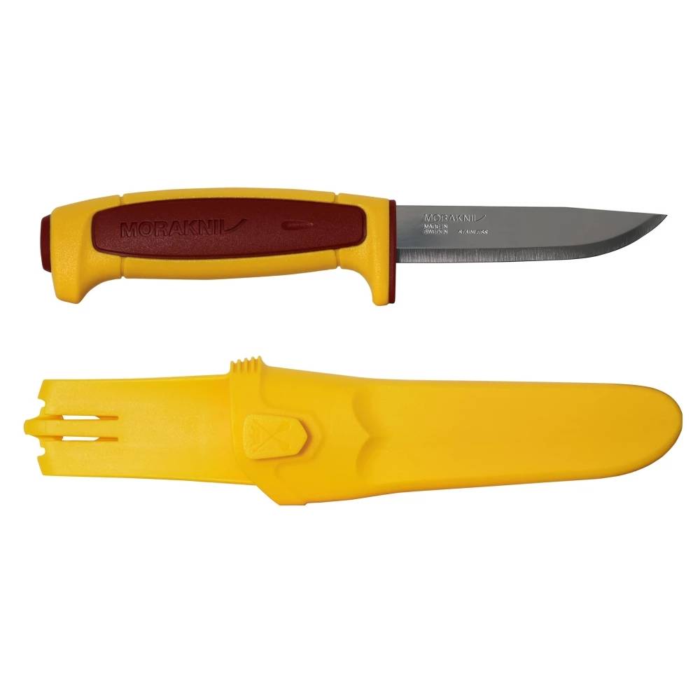 

Нож Morakniv Basic 546, нержавеющая сталь, Dala Red/Yellow, Желтый;красный, Basic 546