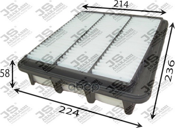 

Фильтр воздушный Hyundai Grandeur/NF V 05>11 JS ASAKASHI A0499