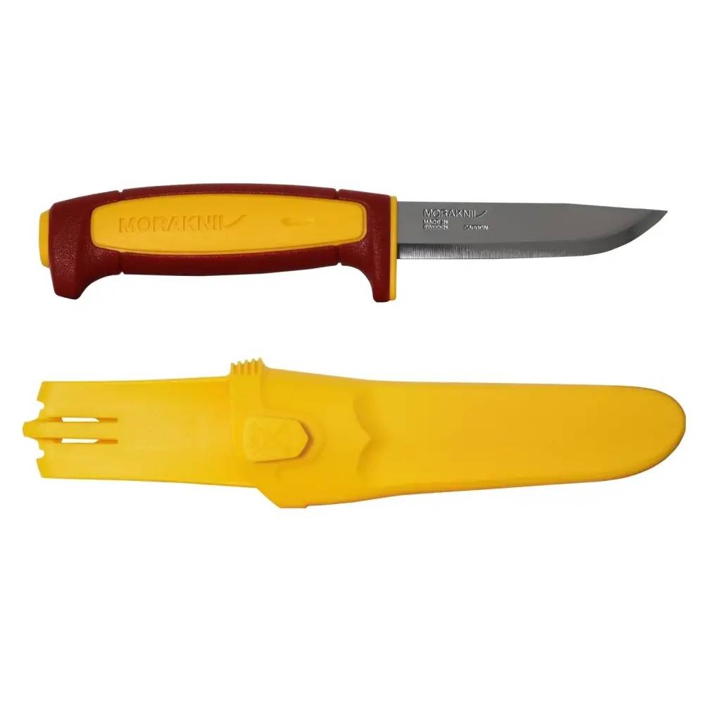 

Нож Morakniv Basic 511 углеродистая сталь, Yellow/Dala Red, Желтый;красный, Basic 511