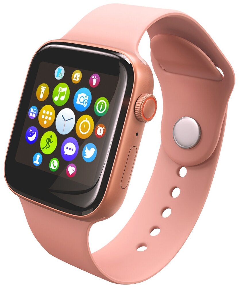 фото Смарт-часы kuplace x7 smart watch 7 series 2022 розовый