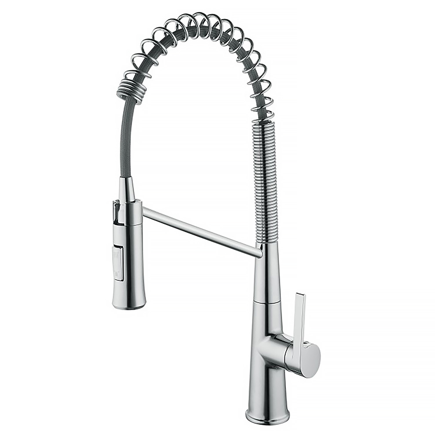 

Смеситель для кухонной мойки Azario SPRING выдвижной излив (AZ-VGT569183C), Серебристый