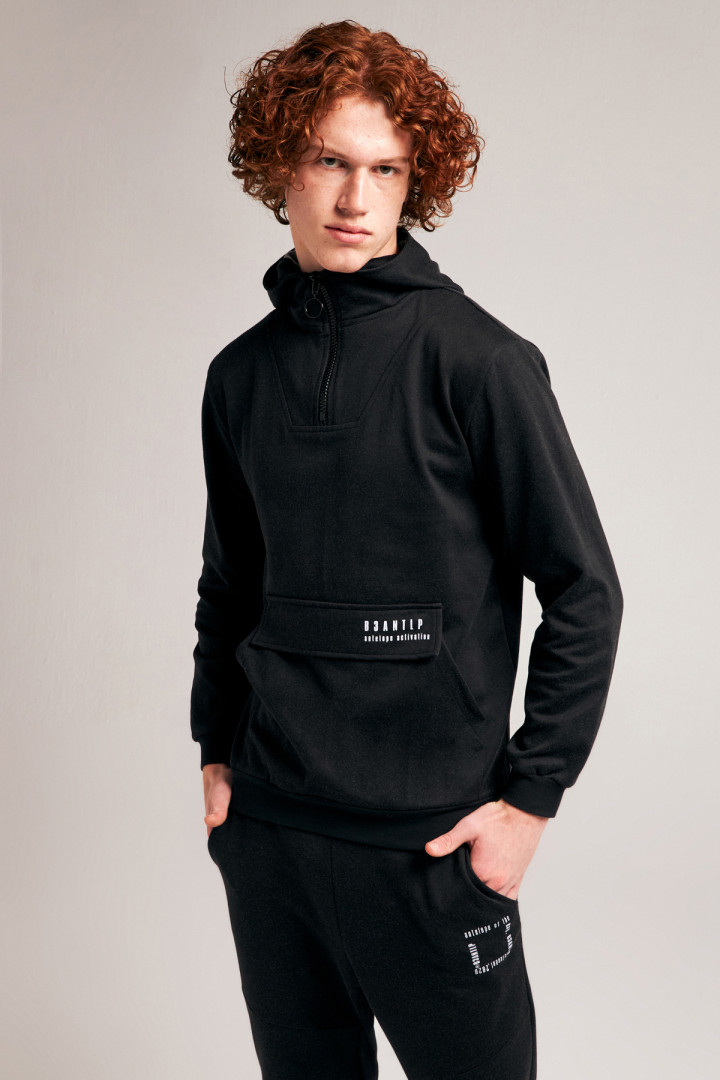 

Толстовка мужская B3ANTLP 168 черная XS (доставка из-за рубежа), 168