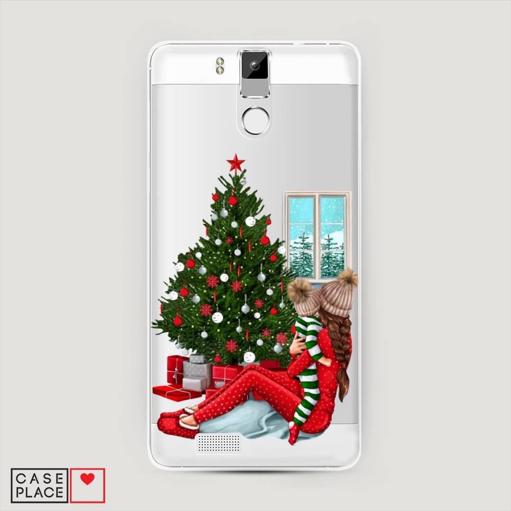 

Чехол на Oukitel K6000 Pro "Новый год с мамой", Красный;зеленый;голубой, 230150-6