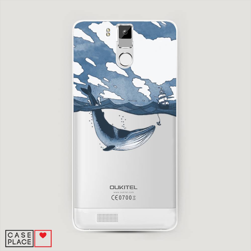 

Чехол на Oukitel K6000 Pro "Большой кит", Синий, 230150-1
