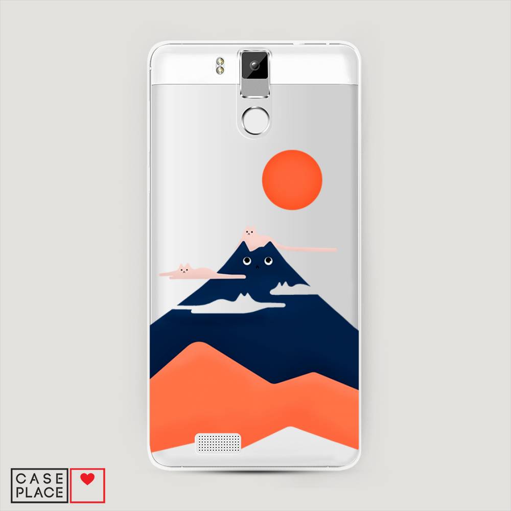 

Чехол на Oukitel K6000 Pro "Кот-гора", Черный;оранжевый, 230150-4