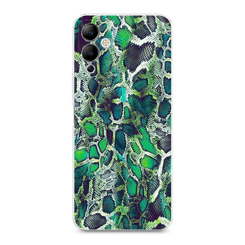 

Чехол Awog на Infinix Note 12i "Зеленая кожа змеи", 3102050-3