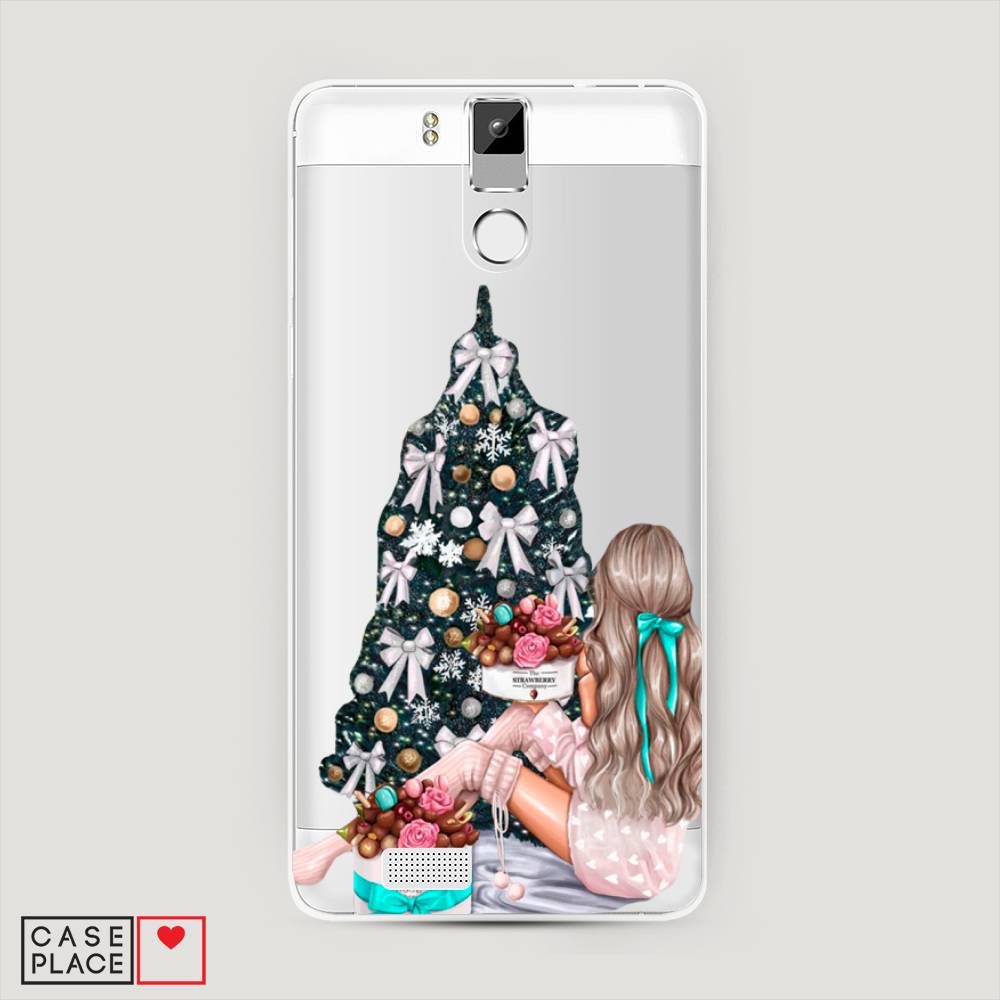 

Чехол на Oukitel K6000 Pro "New Year", Зеленый;бежевый;голубой, 230150-5