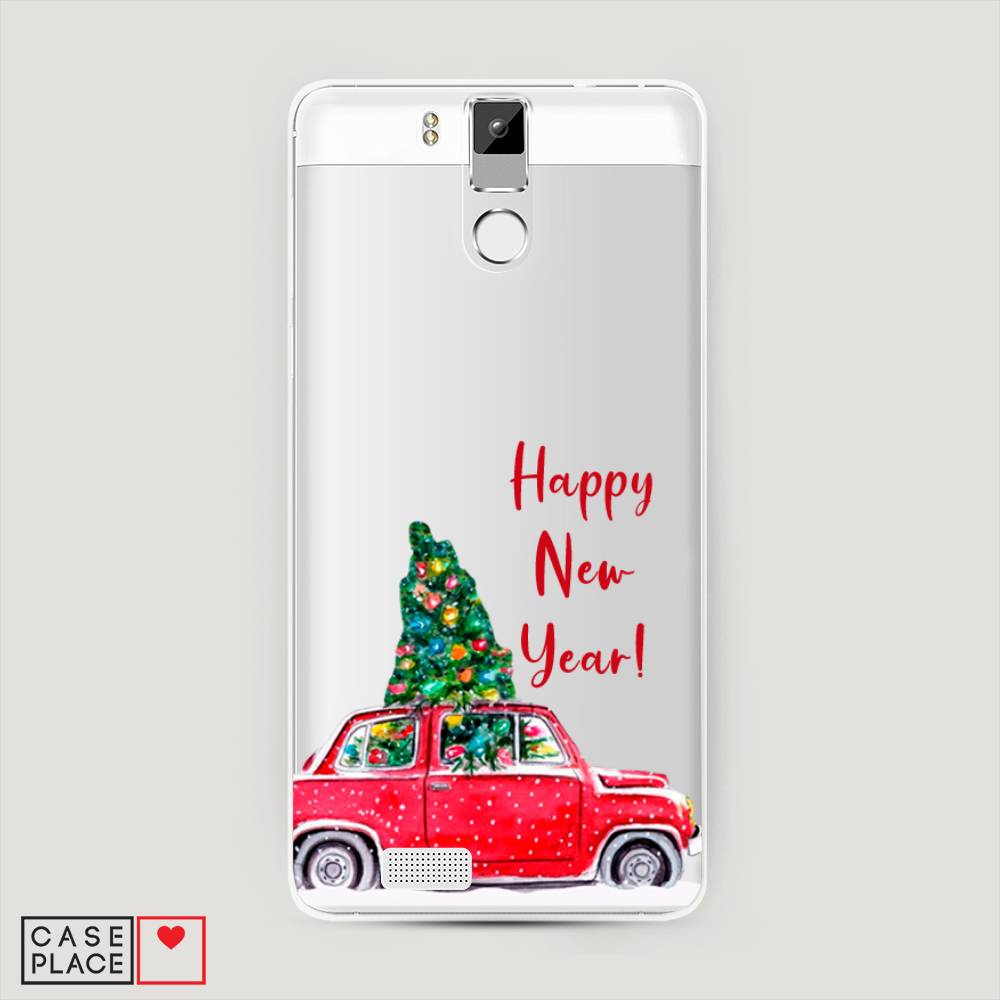 

Чехол на Oukitel K6000 Pro "Happy New Year", Красный;зеленый, 230150-5