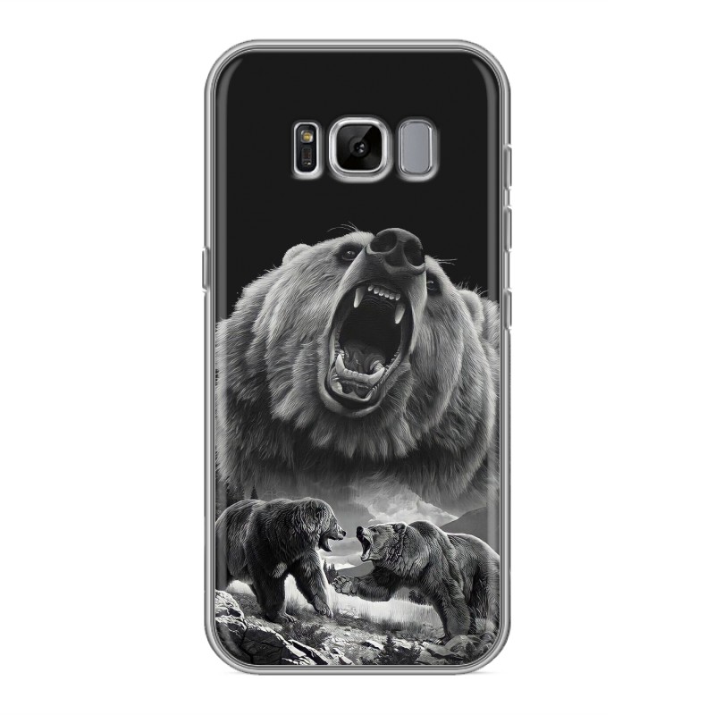 фото Чехол для samsung galaxy s8 (g950) с рисунком и защитой камеры 100gadgets