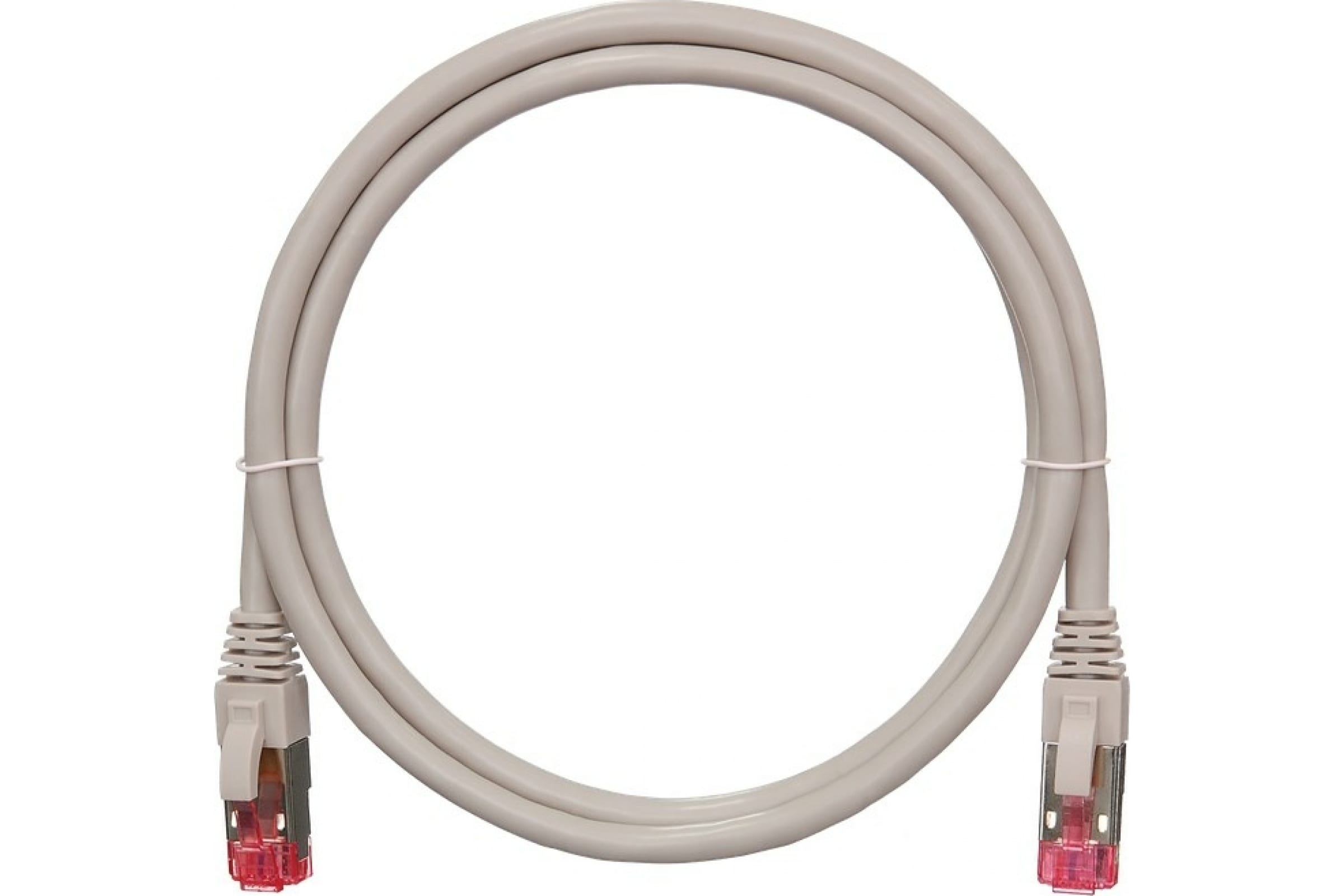 

NIKOMAX Коммутационный шнур S/FTP 4 пары, серый, 2м NMC-PC4SA55B-020-GY