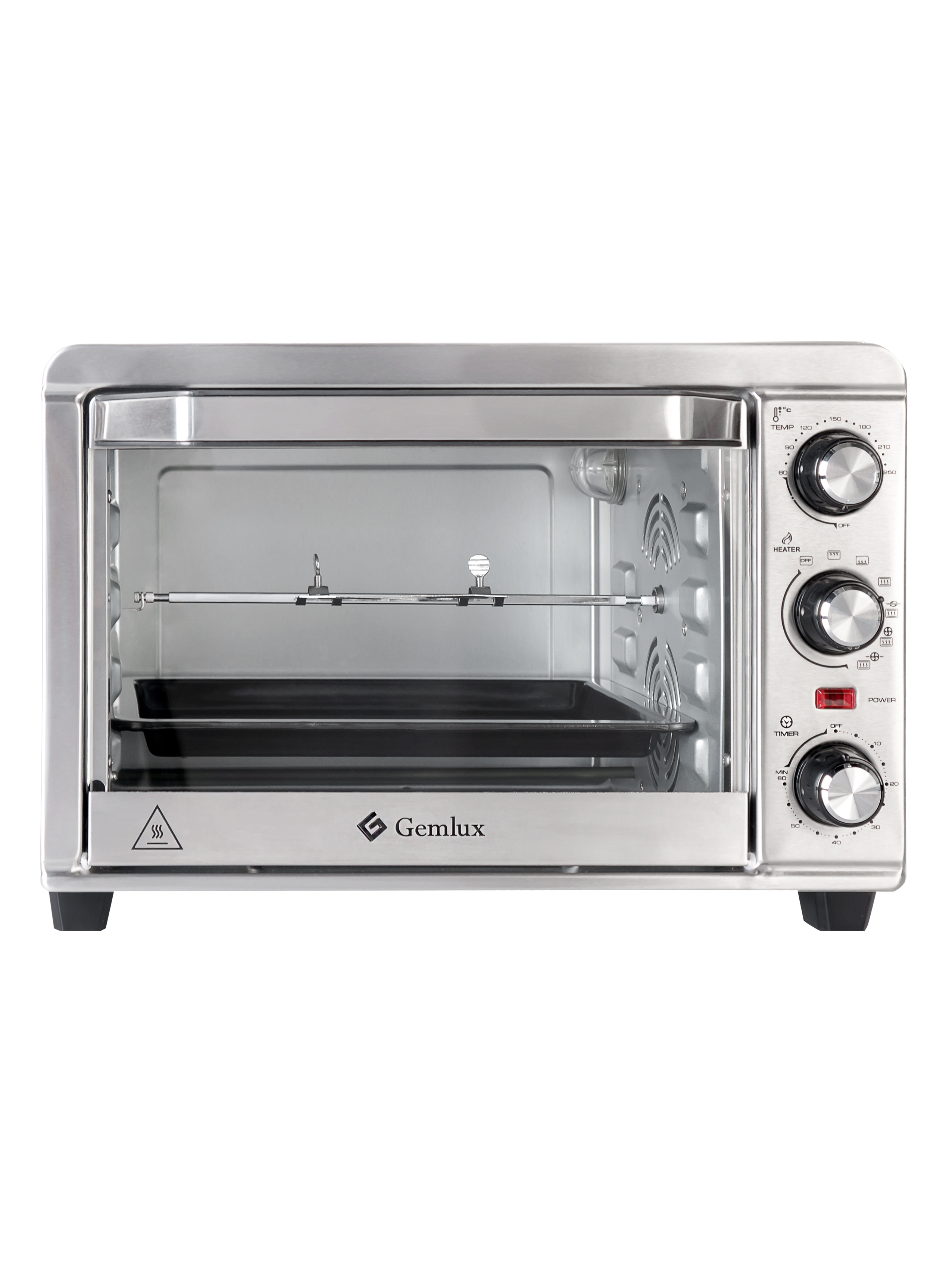 Мини-печь Gemlux GL-OR-1320MN Silver мини печь moulinex ox464e32 silver