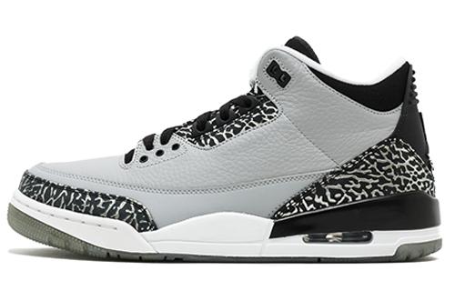 

Кеды унисекс Jordan Air Jordan 3 Retro Wolf Grey серые 41 EU, Серый, Air Jordan 3 Retro Wolf Grey