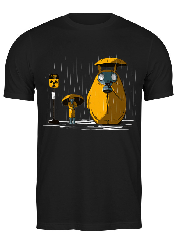 

Футболка мужская Printio Факусима черная 3XL, Черный, Факусима