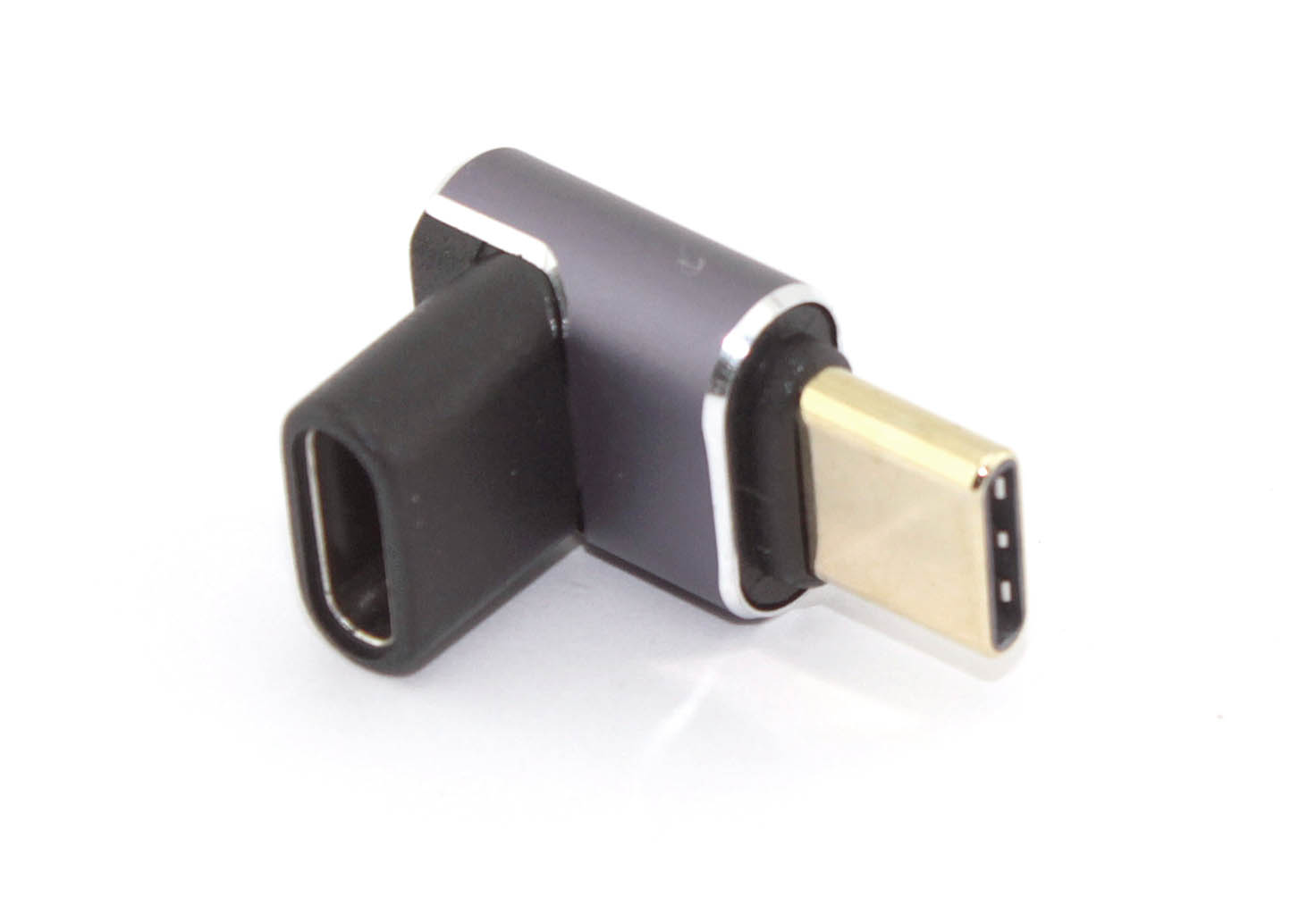 Переходник USB 4 Type C угловой тип 3