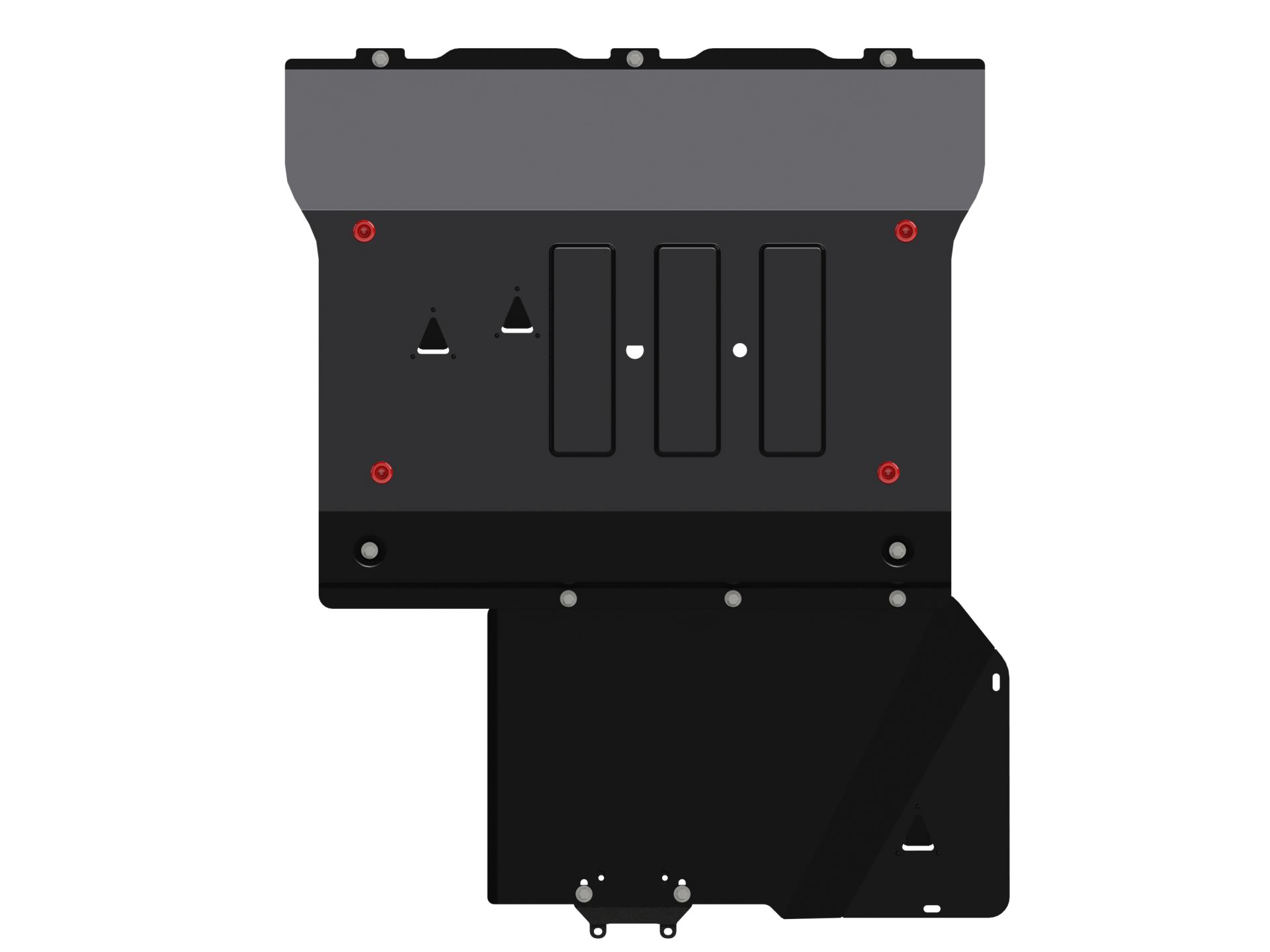 

Защита АКПП и МКПП sheriff для JAC T6 2020-2.0T MT FWD, гнутая, AL 4 мм, с крепежом 4713, Черный