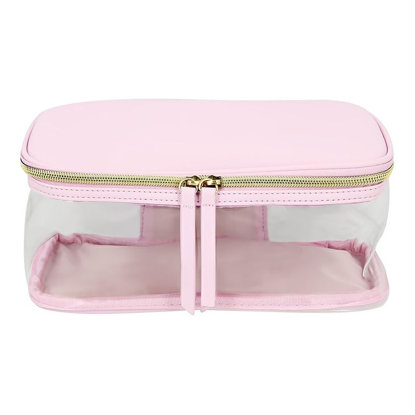 

Косметичка женская LADY PINK прозрачная, 17,1х25,9х12 см, Розовый