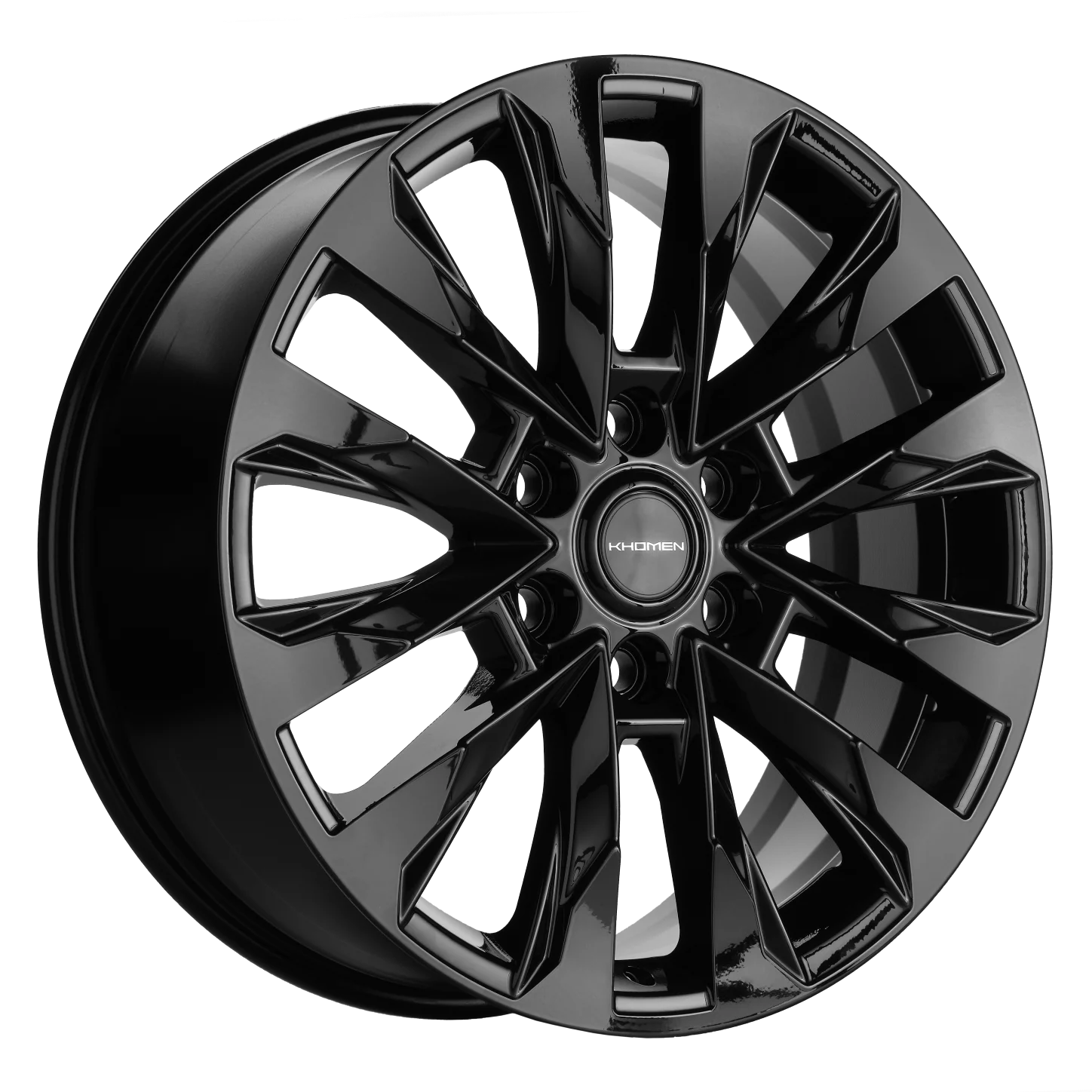 

Диск Khomen Wheels KHW2010 8х20 6x114.3 ET40 d67,1 BLACK 1шт, Черный, KHW2010