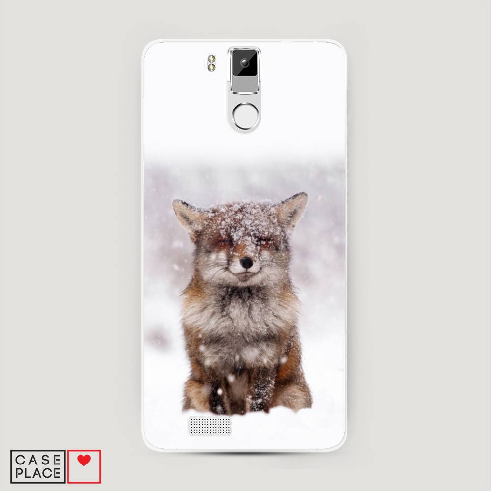 

Чехол на Oukitel K6000 Pro "Зимняя лиса", Белый;серый;коричневый, 230150-1