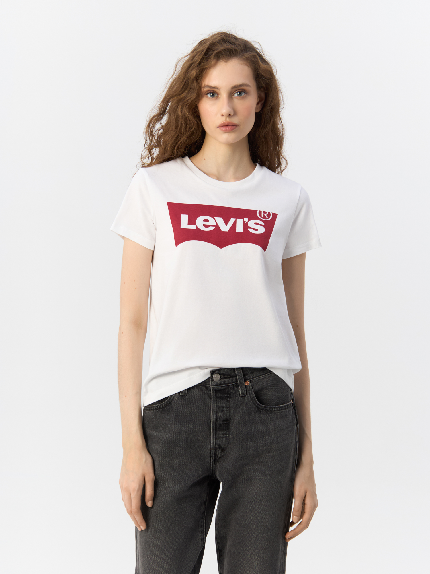 

Футболка женская Levi's 17369-0053 белая L, Белый, The Perfect Tee
