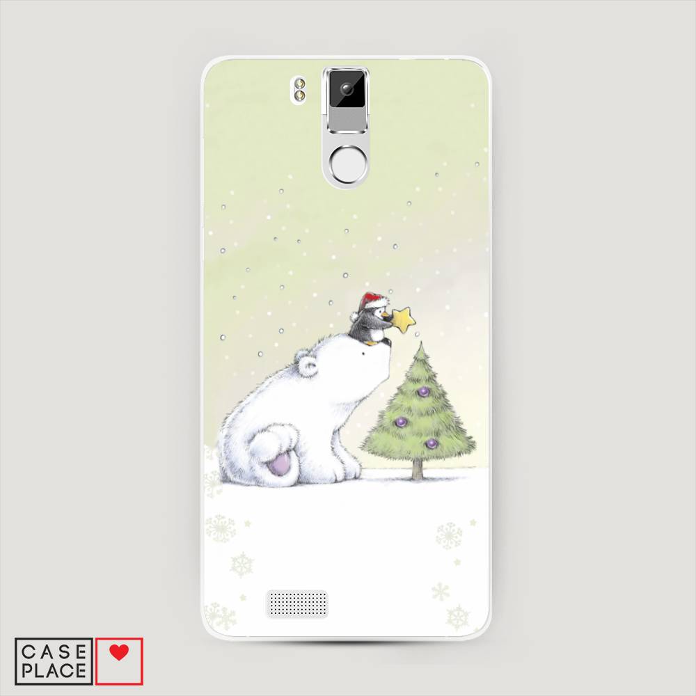 

Чехол на Oukitel K6000 Pro "Украшение елки", Белый;бежевый, 230150-5