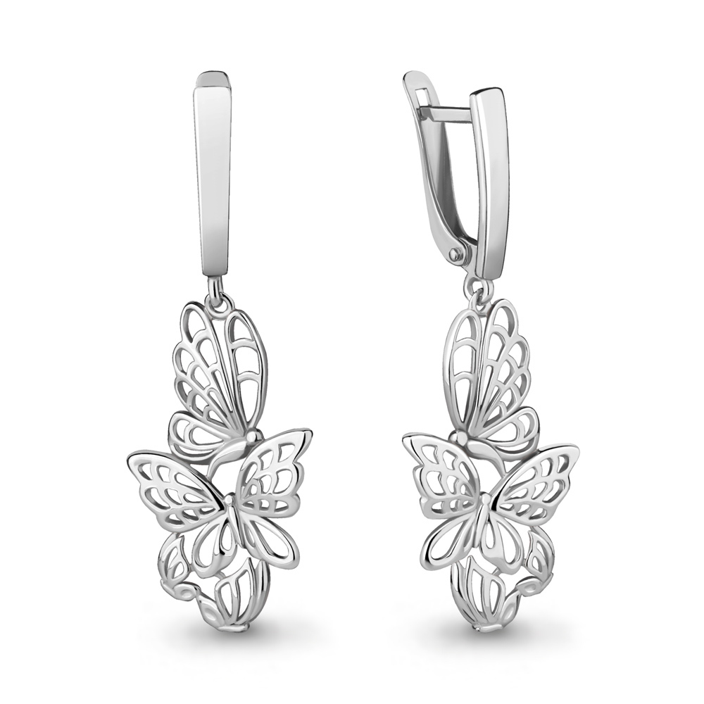 

Серьги из серебра Aquamarine Aquamarine 33653_925_р, 33653_925_р