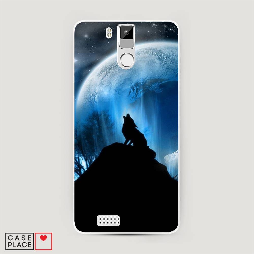 

Чехол на Oukitel K6000 Pro "Волк 2", Синий;черный;белый, 230150-1