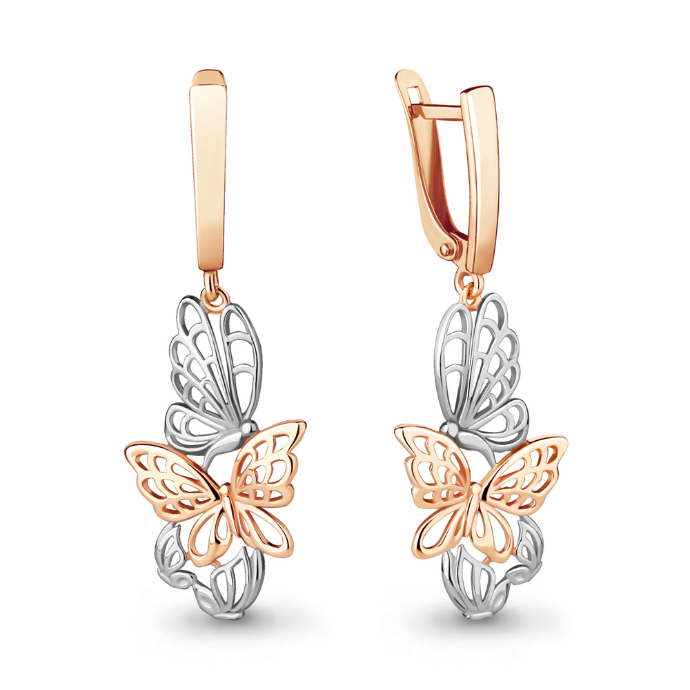 

Серьги из серебра Aquamarine Aquamarine 33653_925_з, 33653_925_з