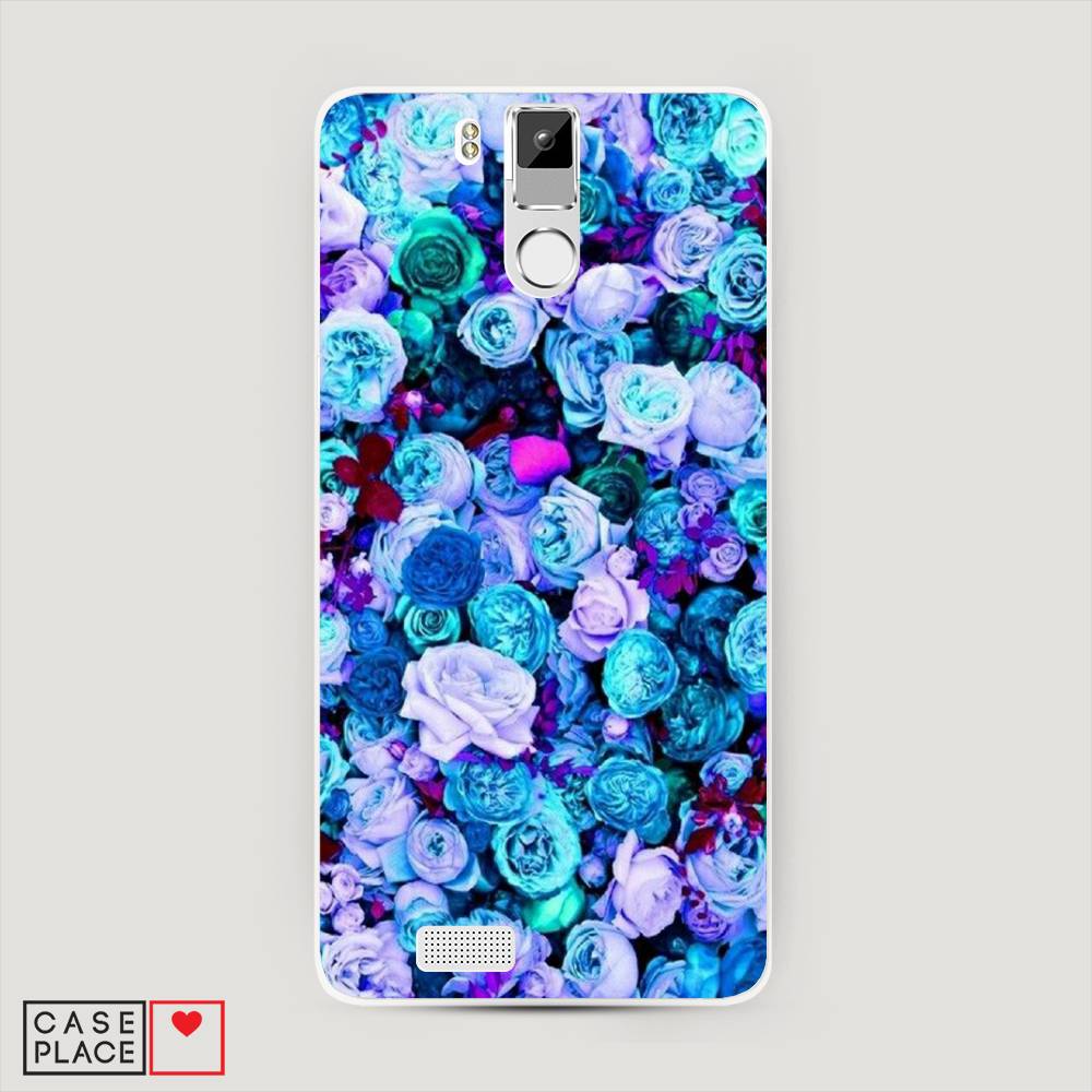 

Чехол на Oukitel K6000 Pro "Цветочный ковер", Фиолетовый, 230150-2