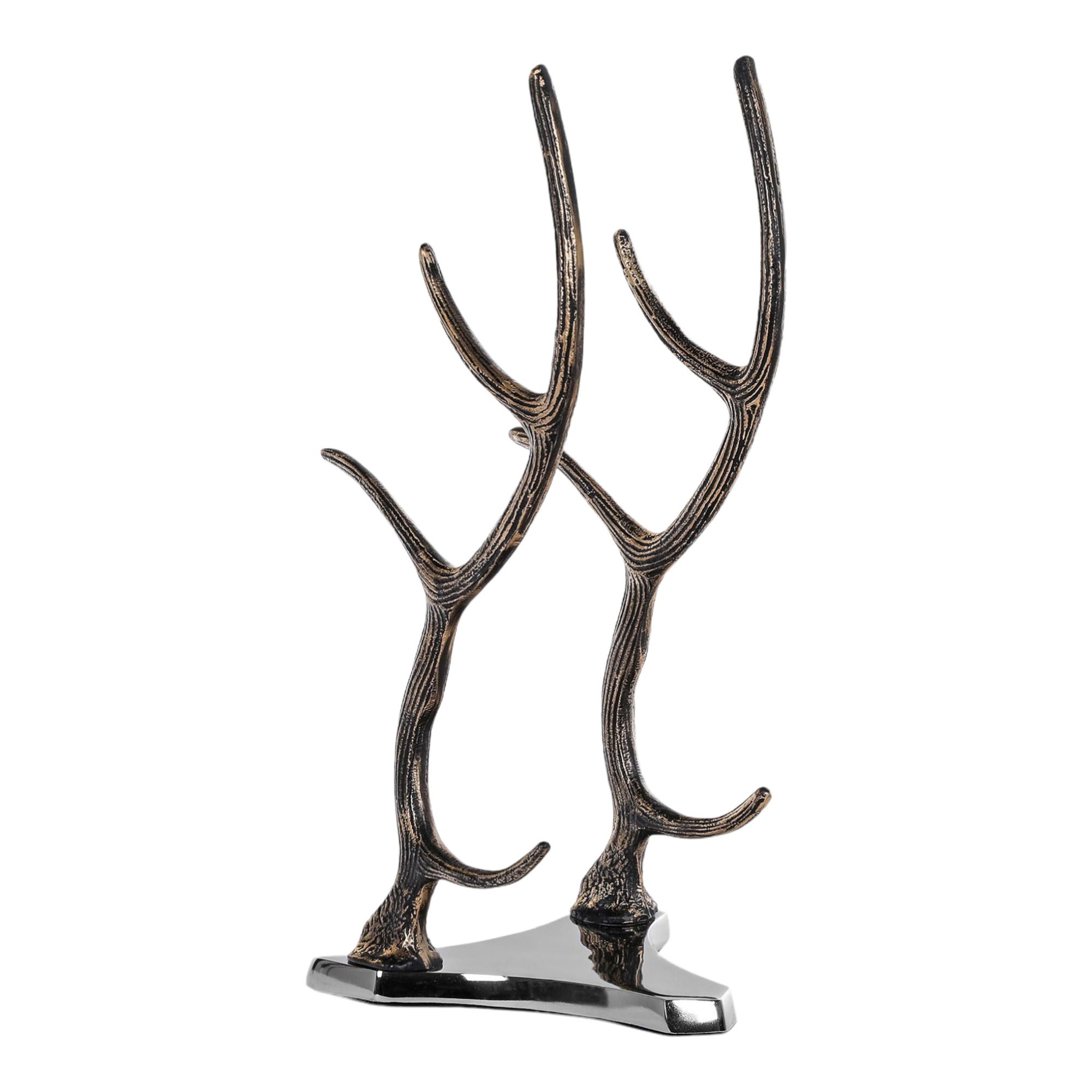 

Декоративная подставка под бутылки Universal ark Antler серебристая, Серебристый